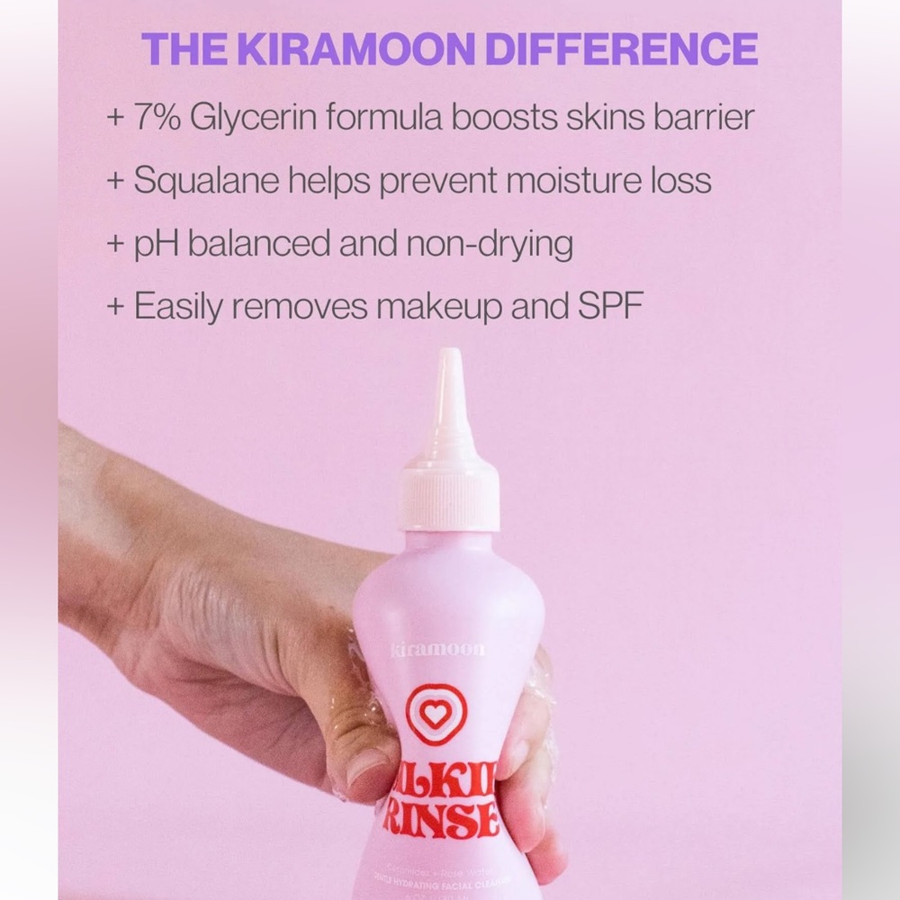 🌸 KIRAMOON Silkie Rinse Gentle Hydrating Facial Cleanser - Picture 3 of 10